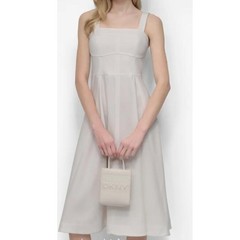 NWT DKNY Ivory Square Bridal Coquette Old Money Midi 12