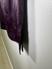 VTG My Michelle Mini Dress 3/4 Purple Glitter Fitted Fairycore Whimsigoth Formal