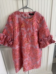 Abby Glass Bronson Dress Rose Blossom Organza Size XL