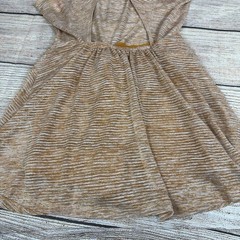 Free People Movement NWT Skort Mini Dress Medium Sheer Striped Open Racer Back