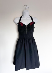 NWT Killstar Devil&rsquo;s Darling Halter Neck Dress Women&rsquo;s Small Halter Alternative
