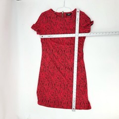 NWT Premise Red & Black Stretchy Fitted Sheath Dress Retails $88 Brand new!