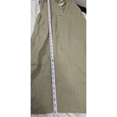 C&C California 100% Linen Dress Pockets Olive Green Women&rsquo;s Size S