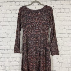 Soft Surroundings Icon Santiago Printed Maxi Dress Women Size S Boho Rustic Chic