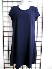 « NEW » PIXLEY FOR STITCH FIX 🌸 MEDIUM==NAVY BLUE / STRETCH T-SHIRT KNIT DRESS