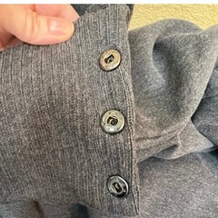 Studio Park Gray Pullover Sweatshirt Dress Womens Size LP