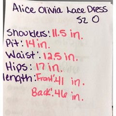 Alice + Olivia Lace Dress Black Cream Floral Mermaid Elegant Cocktail Classy 0