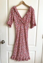 Vintage Agneta Eckemyr Dress M Vintage 40s Style Ditsy Romantic Micro Floral