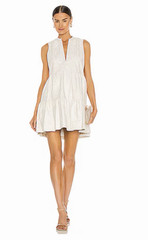 Amanda Uprichard Rylee Dress in Classic White Size Small