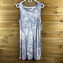 Thread & Supply Womens Dress Sleeveless Tye Dye Shift Comfy Casual Size Large