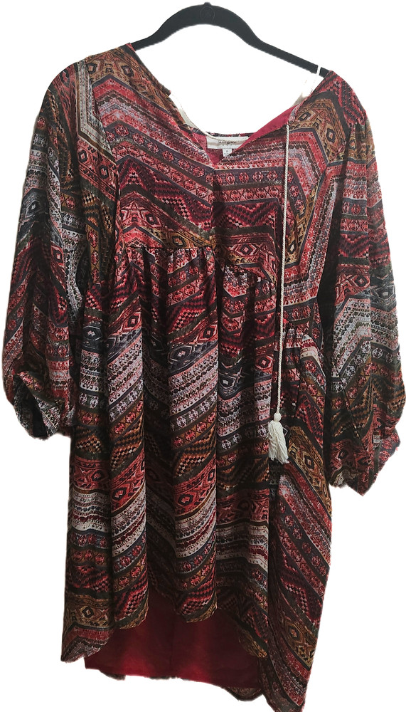 Umgee U.S.A. Women&rsquo;s Orange and Black Dress