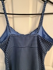 Abercrombie Blue Gingham Active Dress, Size Medium, Women’s