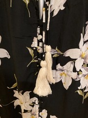 Entro Button-down Tunic Dress, Small, Stand-up collar, Flare Sleeve, Lined NWT