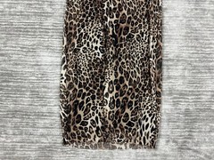 Rolla Coster Dress Womens Medium Multicolor Leopard Print Sleeveless Midi Tank