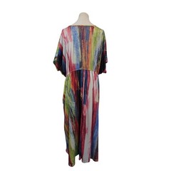 Women&rsquo;s CW Classics Multicolor VNeck Dress – Size 3X