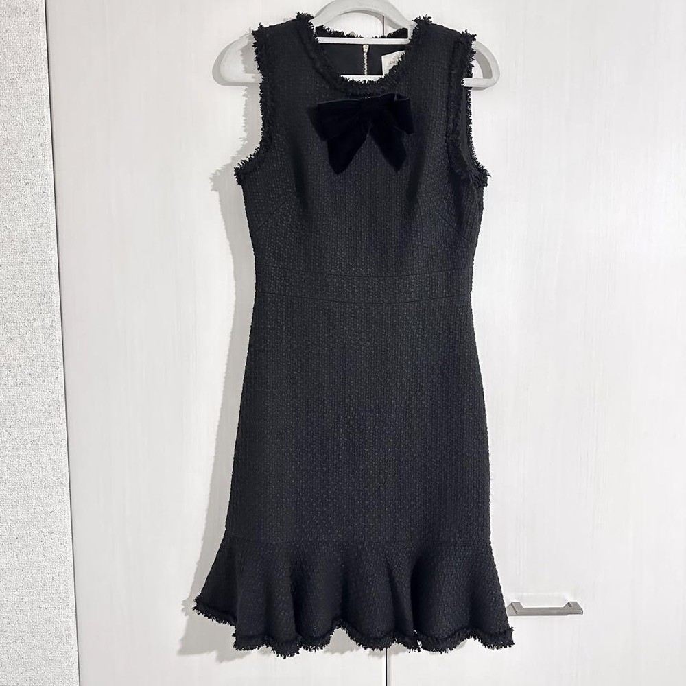 kate spade dress tweed velor ribbon size 2 length 90cm