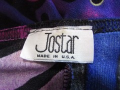 Jostar Dress Med Travel Knit NO IRON A-Line Purple Blue Black #4011