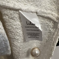Lulus Tweed Dress Parisian, Vintage Style Classic, Preppy Chic L