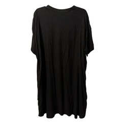 Time & Tru Womens Black V-Neck Dress Sz XXL 100% Rayon women dress