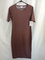 NWT! LuLaRoe Julia Pencil Sheath Style Dress Straight Midi Casual Or Workwear