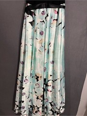 Betzy & Adambox pleated gown size 8