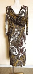 ETRO long sleeve dress size 40 length 39 inches