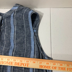 Supply & Demand Shirt Dress Linen Blend Women&rsquo;s Bottom Wrap Tie Sz Medium M