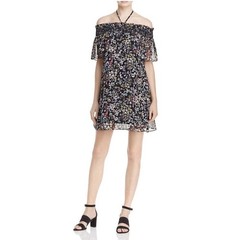 NWT Rebecca Minkoff Balboa Garden Floral Print Dress Off Shoulder sz 4 Romantic