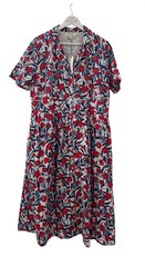 Seasalt Women&rsquo;s Charlotte Waterway Floral Midi Dress – UK 16 ~ BNWT ~ Rrp £79.95