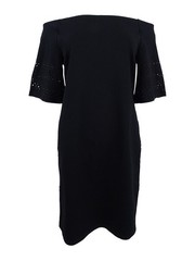 Lauren Ralph Lauren Women&rsquo;s Laser-Cut Ponte Shift Dress
