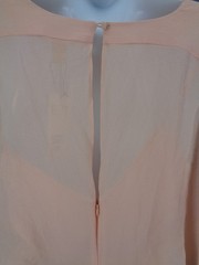H&M Pink Chiffon Dress Tassel Belt Size 4 Feminine Romantic Party Cocktail New