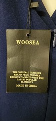 Woosea Beautiful Long Navy Dress Medium