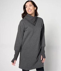 Studio Park x Shawn Killinger Regular Sweatshirt Dress Charcoal Grey XL A626655