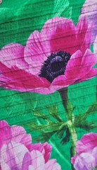Violet Weekend Floral Halter Dress | Vibrant Green & Pink Mini Dress | NWOT S