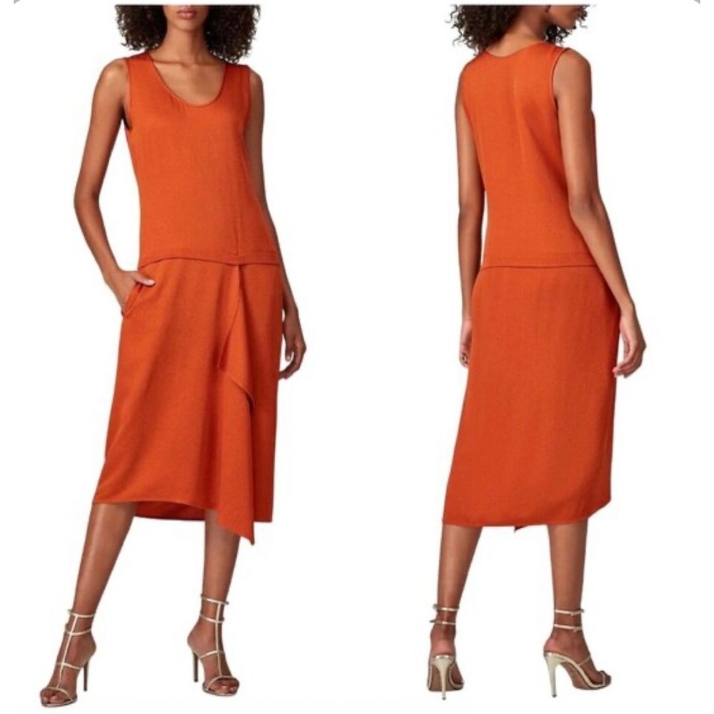 Zero + Maria Cornejo $1,095 IRO Dress Rusty Orange Size 6 / Small