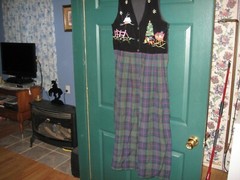 CASEY & MAX WOMENS HOLIDAY DRESS SIZE SMALL CHRISTMAS RED & GREEN PLAID & BLACK