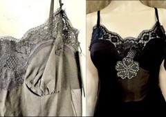 3k Dolce & Gabbana 2017 2024 Pink Black Lace 2 Dress Set LOT 38 40 2 4 6 S M Top