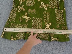 Hawaiian Moon Sundress Womens SZ L Forest Green Spaghetti Strap Zipper Back NWT