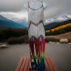 String Dresh Crochet Multi Color Festival Dress Women&rsquo;s Os