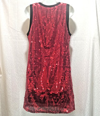 Rue21 Red Sequin Size L Chicago 23 Jersey Tank Dress Women&rsquo;s Large