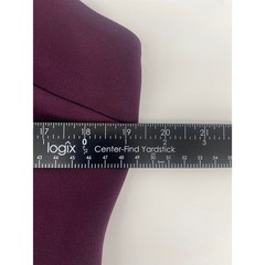 Tommy Hilfiger Sheath Dress Womens 10 Plum Black Sleeveless Colorblock Button
