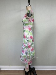 EUC Vintage 90s Y2K Buyer Too Floral Chiffon Slip Dress Size 5