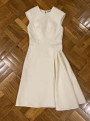 Women Ermanno Scervino Dress Peach Wool 32