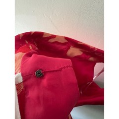 Teri Jon Rickie Freeman Stunning Pink and Red Floral Print Midi Dress