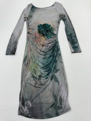 Chantall Women&rsquo;s Multi-color Floral Shift Dress Size 36 Knee Length