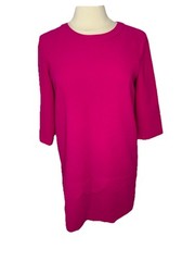 Kate Spade Lined Solid Pink Scalloped Dress Size 4 Read