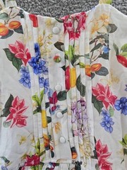 Taylor Petite Printed Pintuck-Bodice Shift Dress Women&rsquo;s 2P Ivory Radish