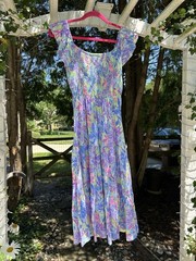 Pre-Owned Lilly Pulitzer Jilly Smocked MIDI Dress, Size Small