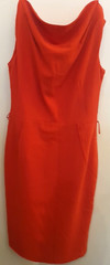 Roksanda Ilincic, Coral Red, Lined, Party/Cocktail Dress. UK 12 / US 8 / EU 40