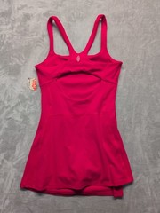Free People Movement NEW Never Better Dress Women Size M Red Berry Racerback